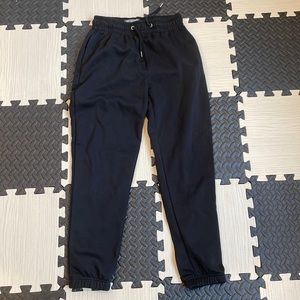 Primark I Thick Cozy Solid Black Tapered Joggers